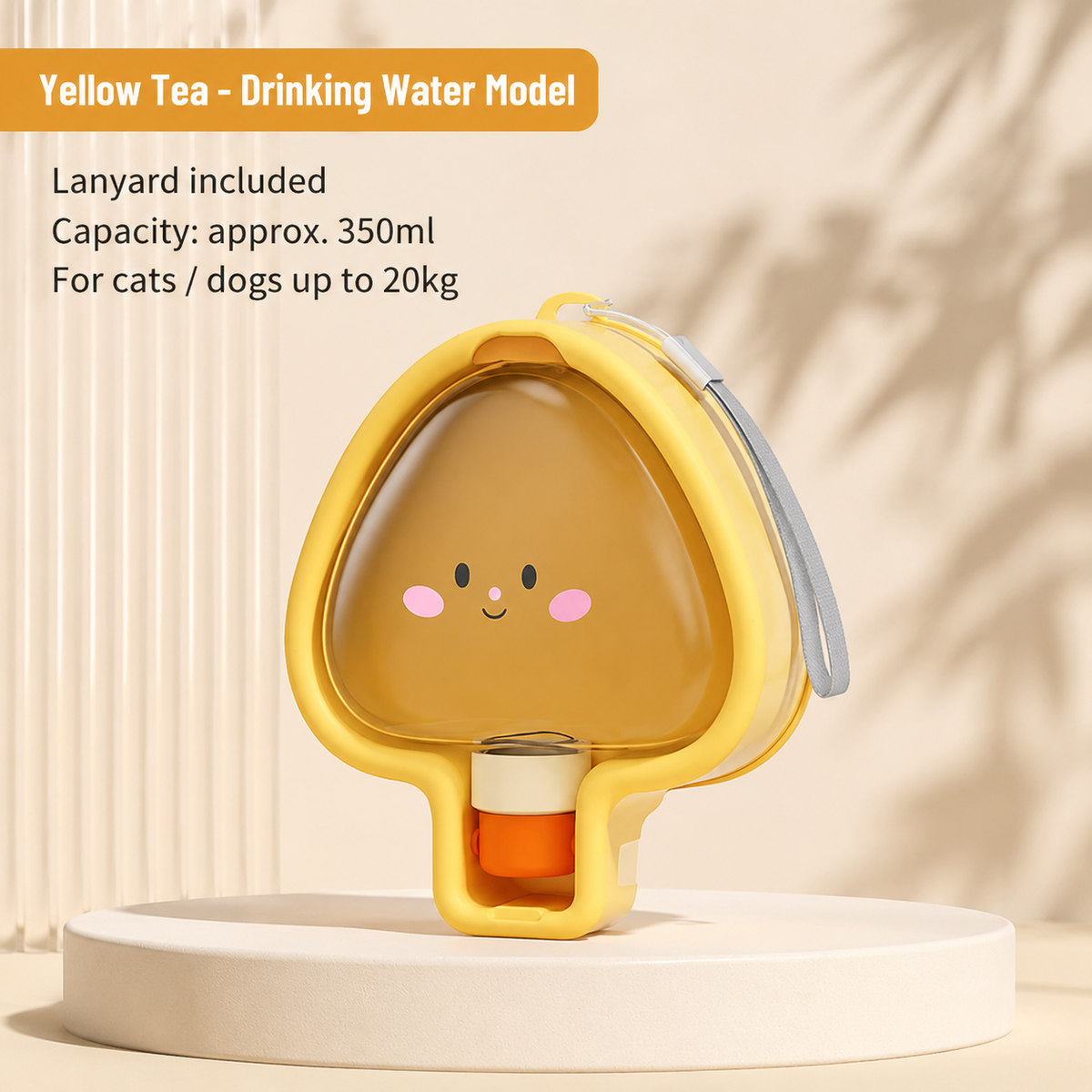 Portable Pet Water Bottle for Travel & Outdoor Adventures