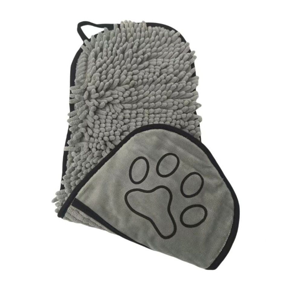 Chenille Pet Bath Towel for Dogs and Cats