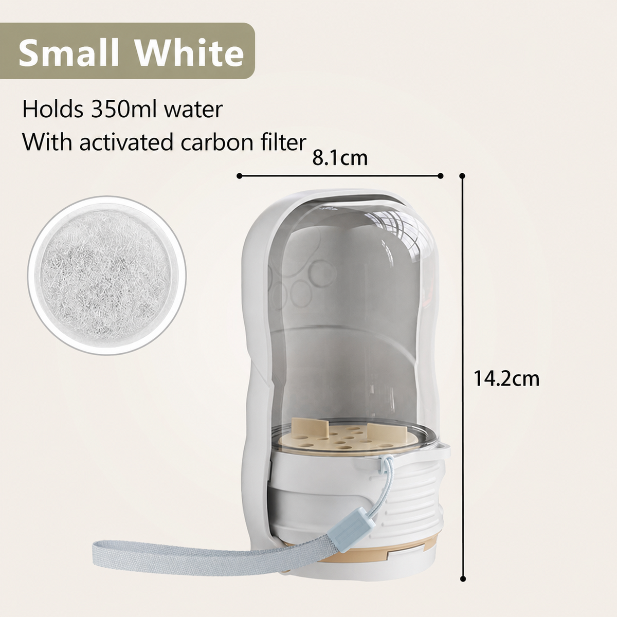Portable Collapsible Dog Water Bottle for Walks & Outdoor Adventures