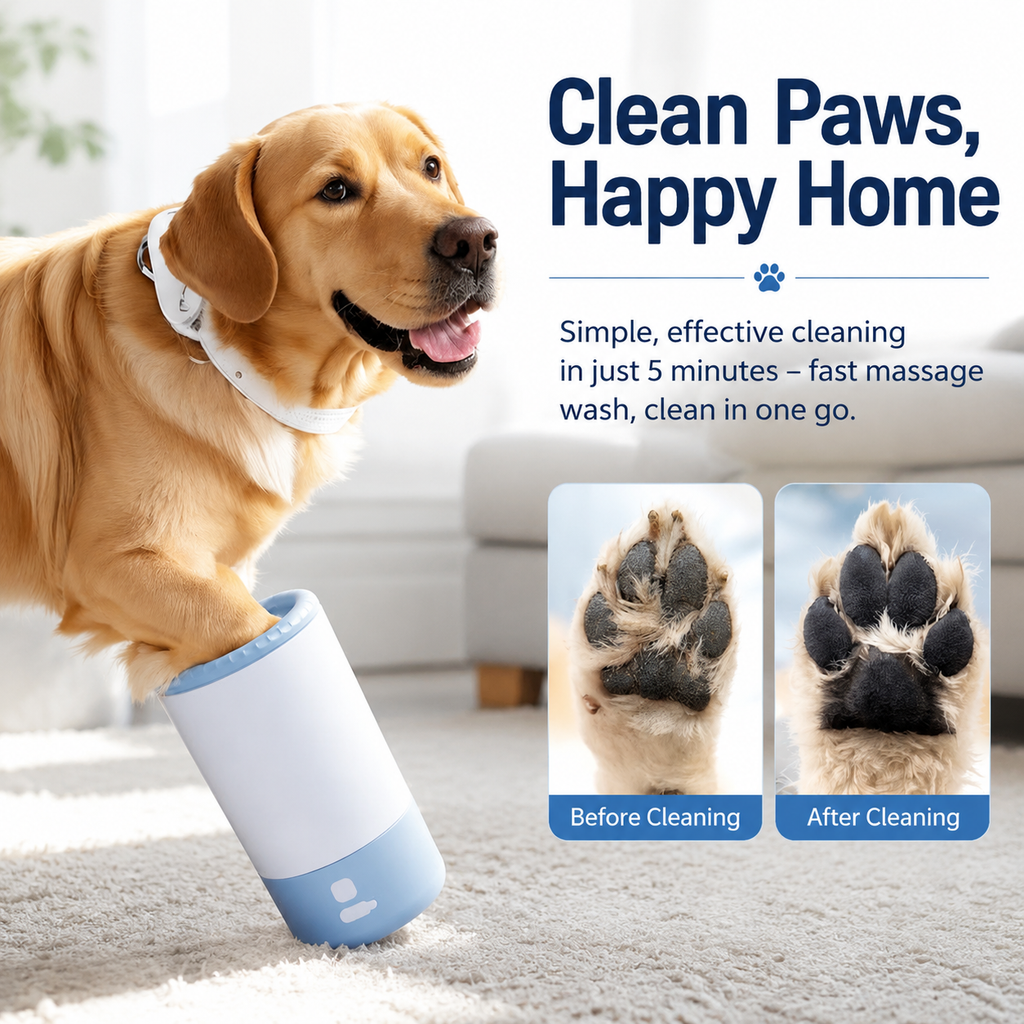 Electric Pet Paw Washer Cup for Dogs and Cats