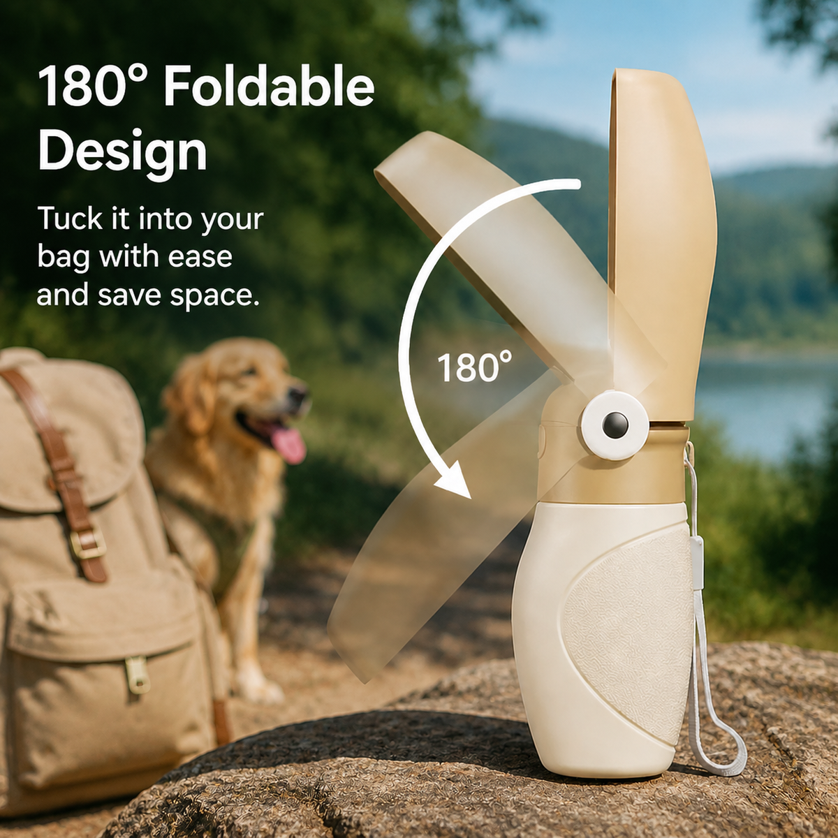 Portable Dog Water Bottle for Walks & Outdoor Adventures