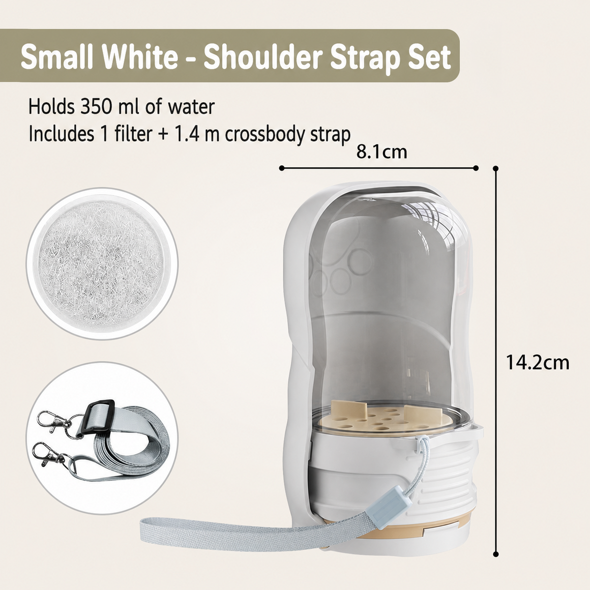 Portable Collapsible Dog Water Bottle for Walks & Outdoor Adventures