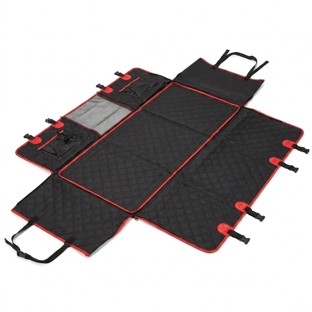 Waterproof Non-Slip Foldable Pet Car Seat Mat for Dogs & Cats, 132 × 158 cm