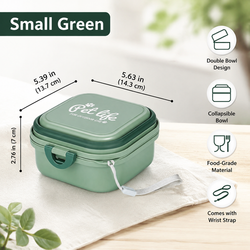 Collapsible Pet Bowl for Travel & Outdoor Adventures