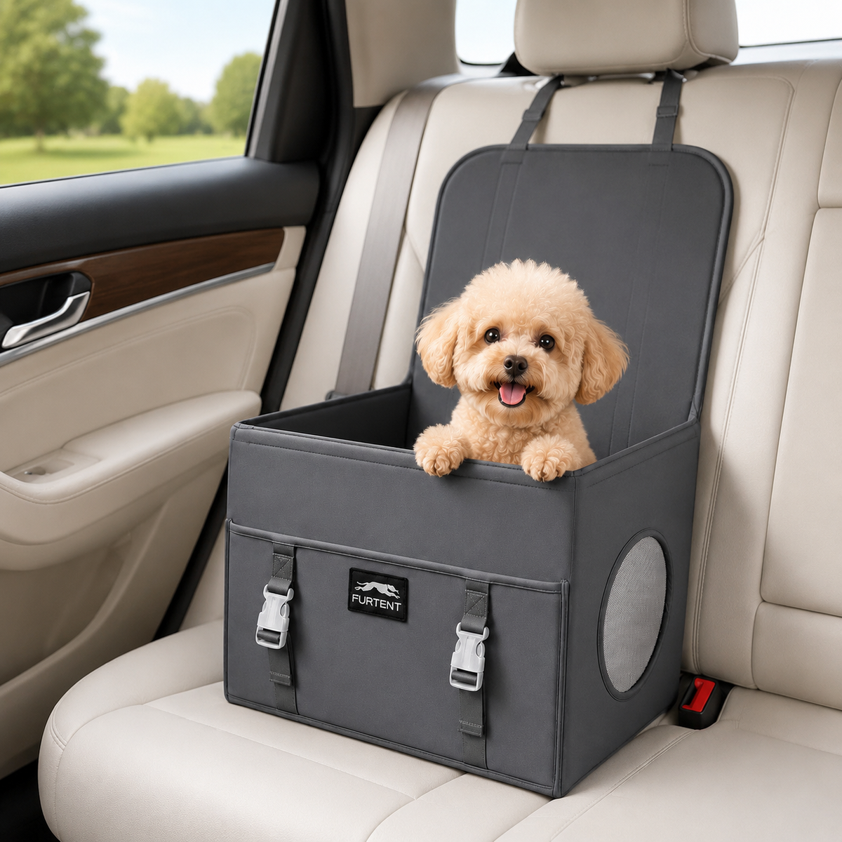 Portable Pet Car Seat Carrier for Small Dogs
