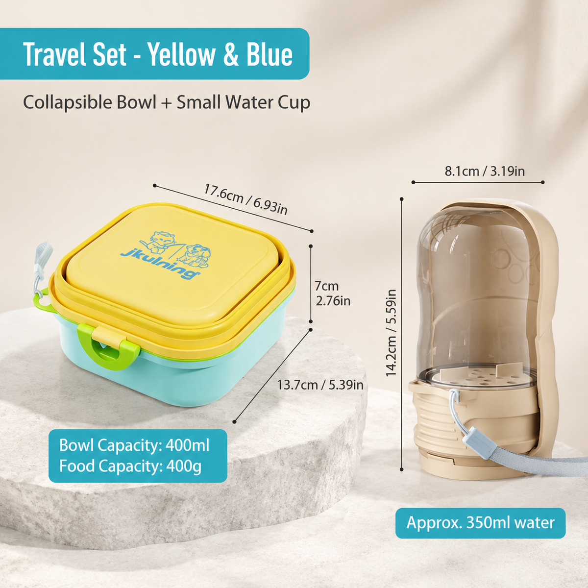 Collapsible Pet Bowl for Travel & Outdoor Adventures