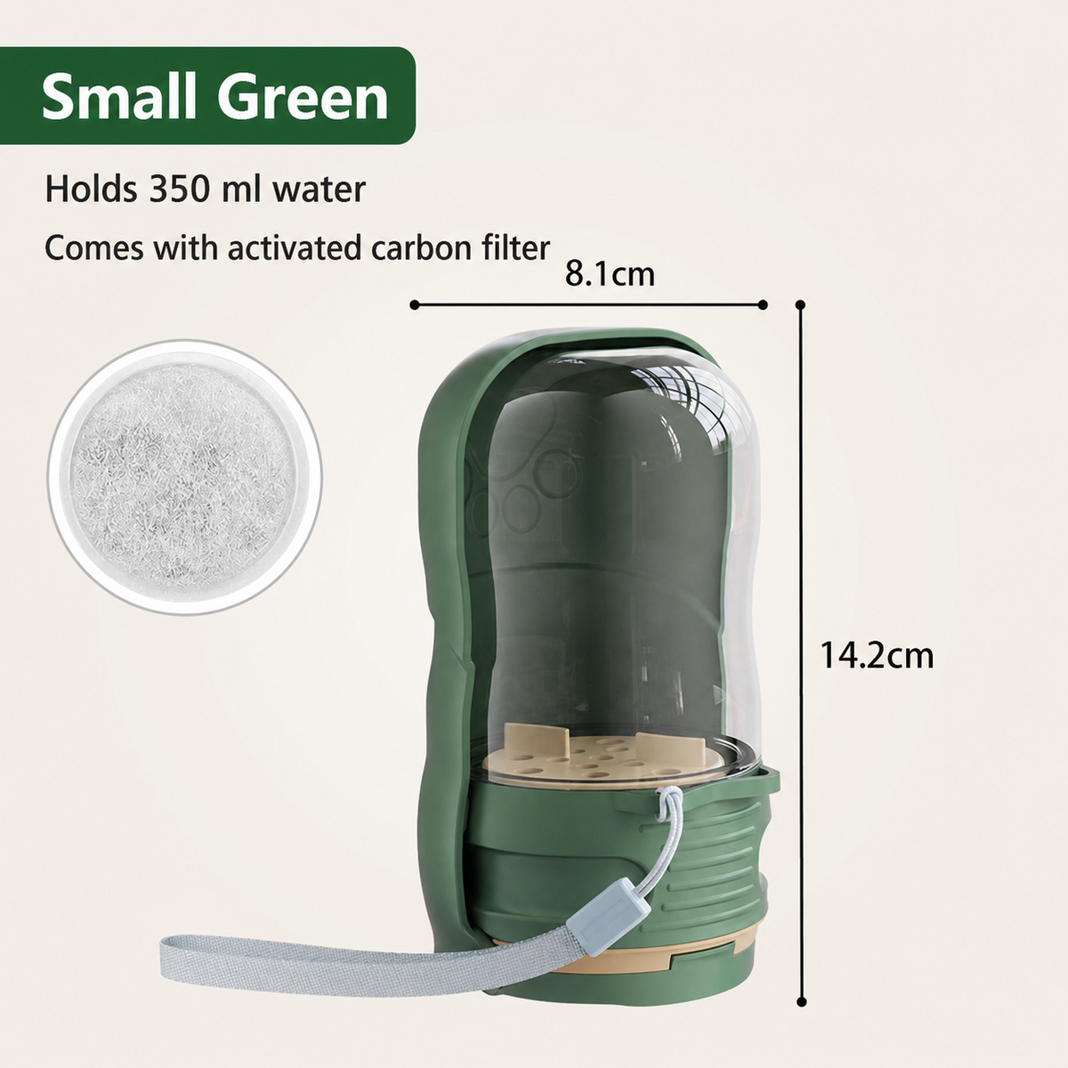 Portable Collapsible Dog Water Bottle for Walks & Outdoor Adventures