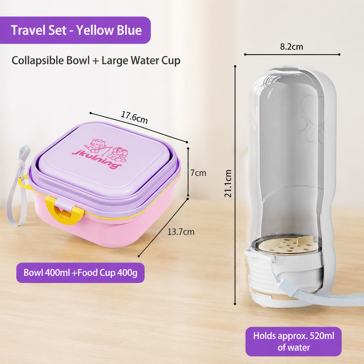 Collapsible Pet Bowl for Travel & Outdoor Adventures