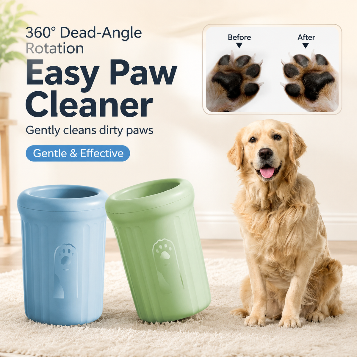 Pet Paw Washer Cup for Dogs and Cats