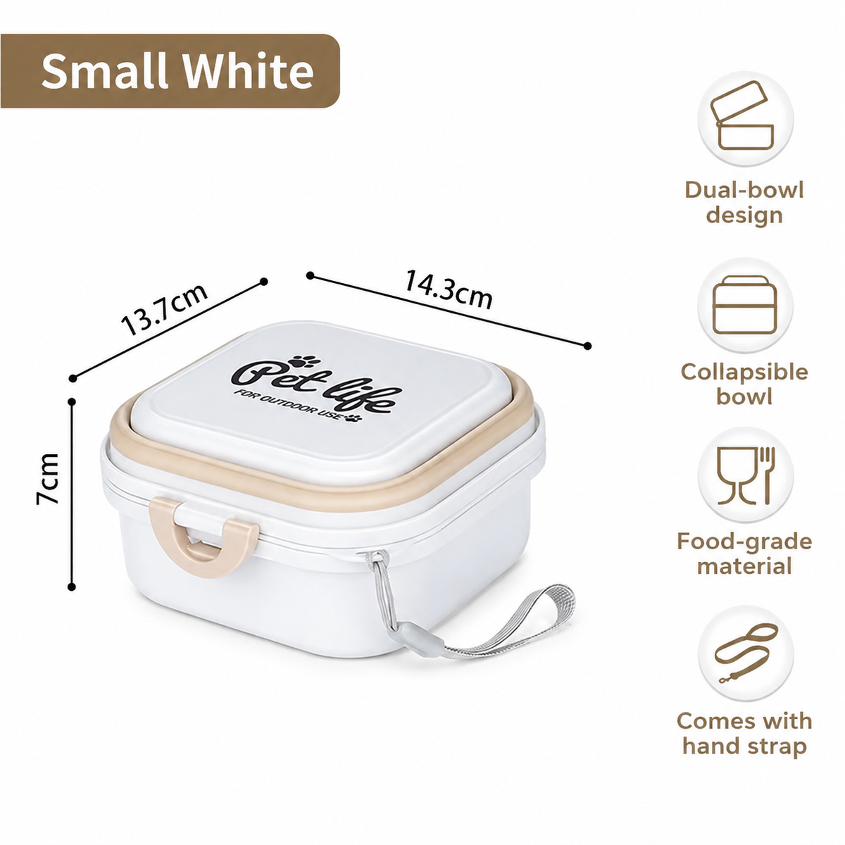 Collapsible Pet Bowl for Travel & Outdoor Adventures