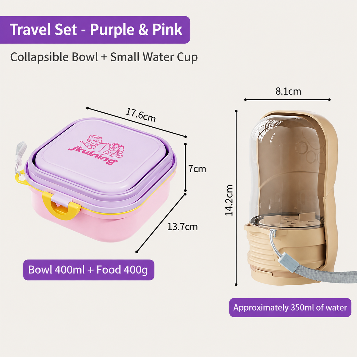 Collapsible Pet Bowl for Travel & Outdoor Adventures